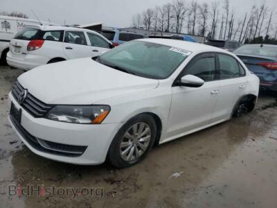 2012 Volkswagen PASSAT S, белый — VIN 1VWAP7A30CC006267, Copart