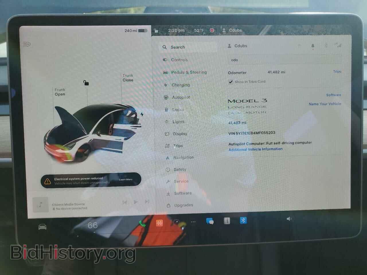 2021 TESLA MODEL 3 - VIN: 5YJ3E1EB4MF055203 - Фото 9