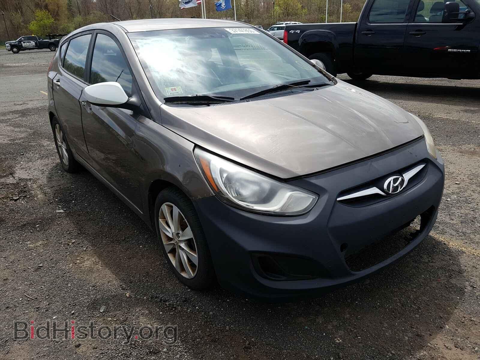Photo KMHCU5AE0CU019343 - HYUNDAI ACCENT 2012