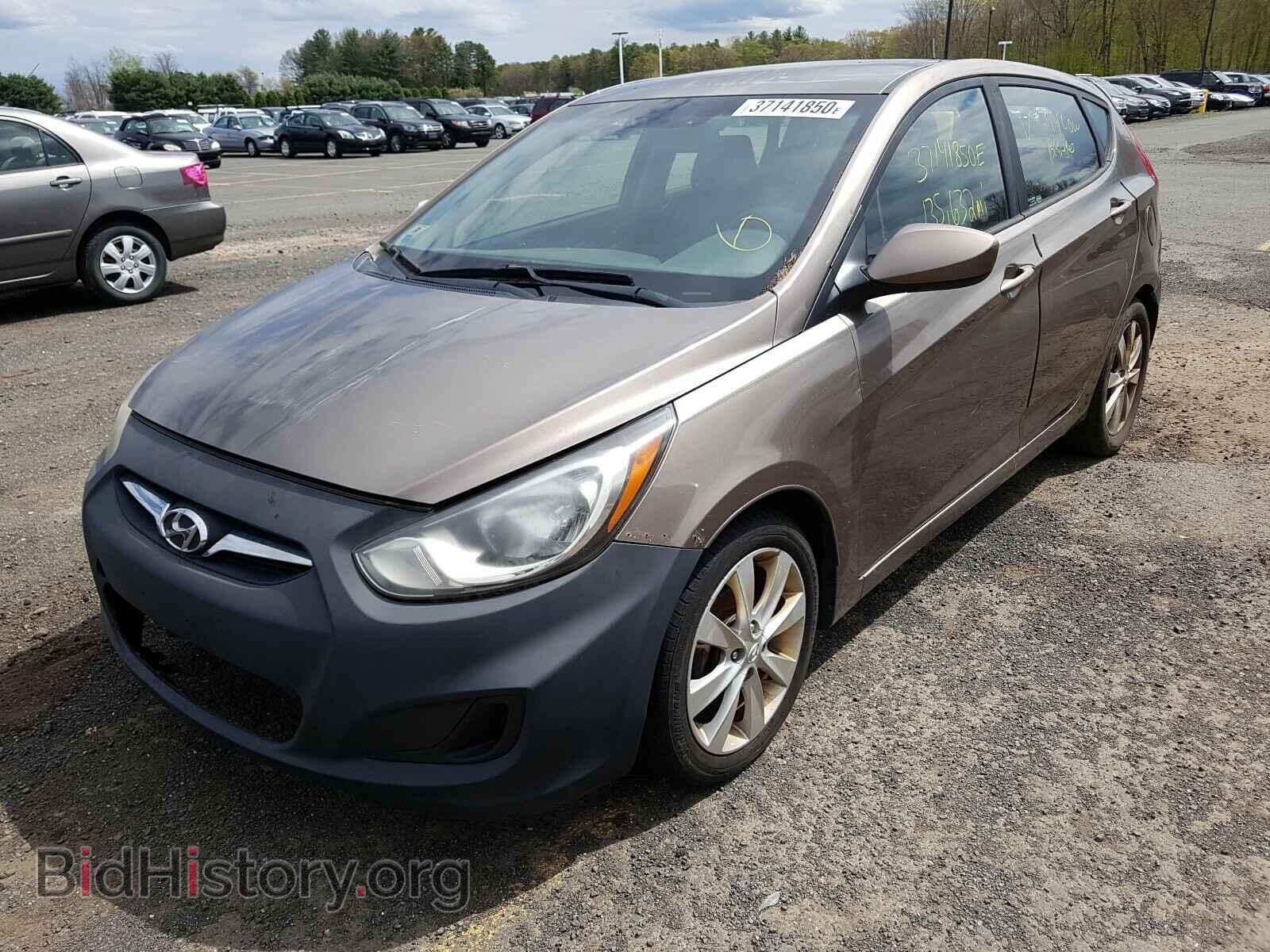 2012 HYUNDAI ACCENT - VIN: KMHCU5AE0CU019343 - Фото 2