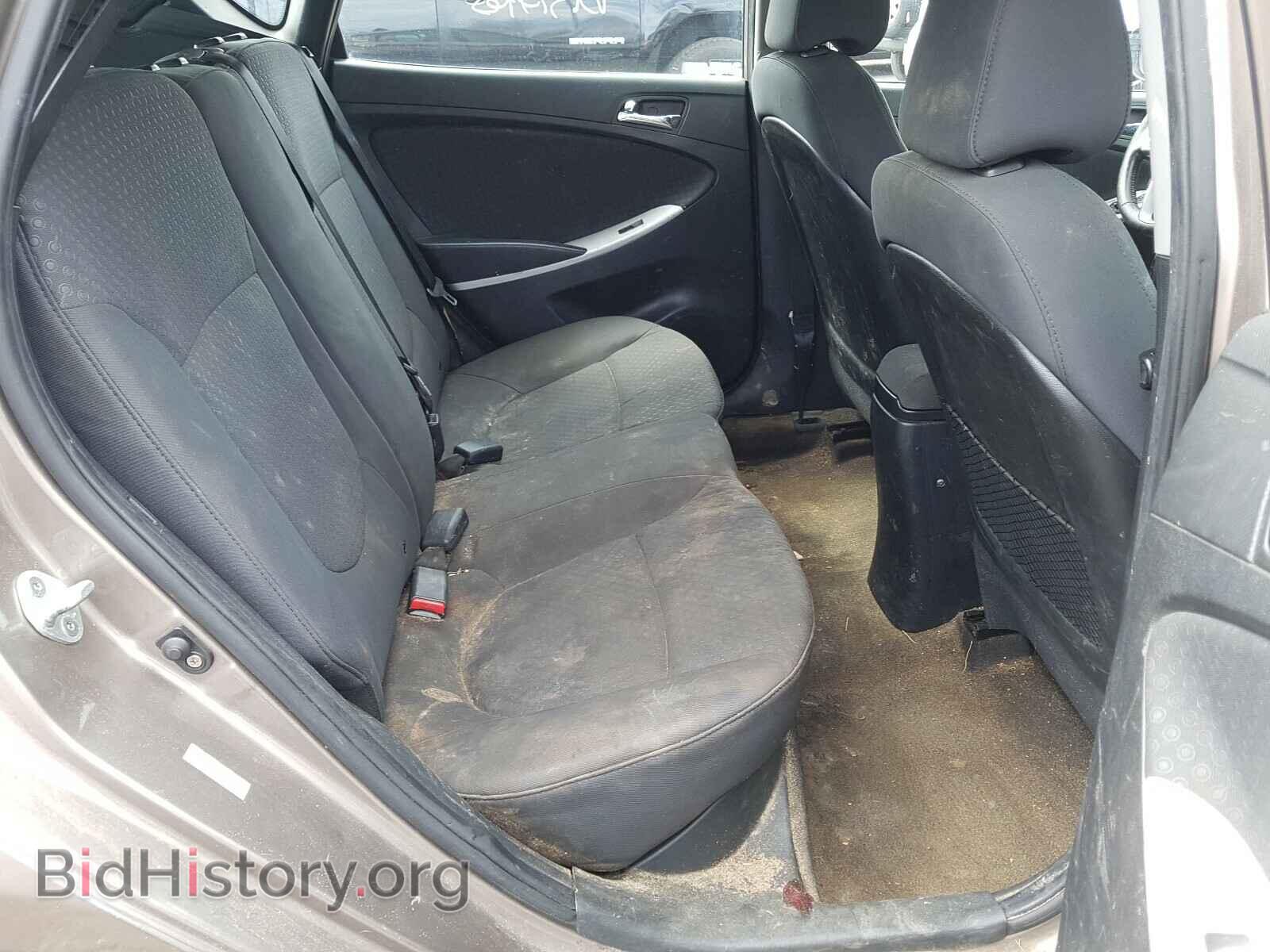 2012 HYUNDAI ACCENT - VIN: KMHCU5AE0CU019343 - Фото 6