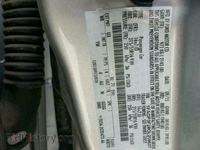 2016 FORD FOCUS - VIN: 1FADP3F28GL209637 - Photo 10