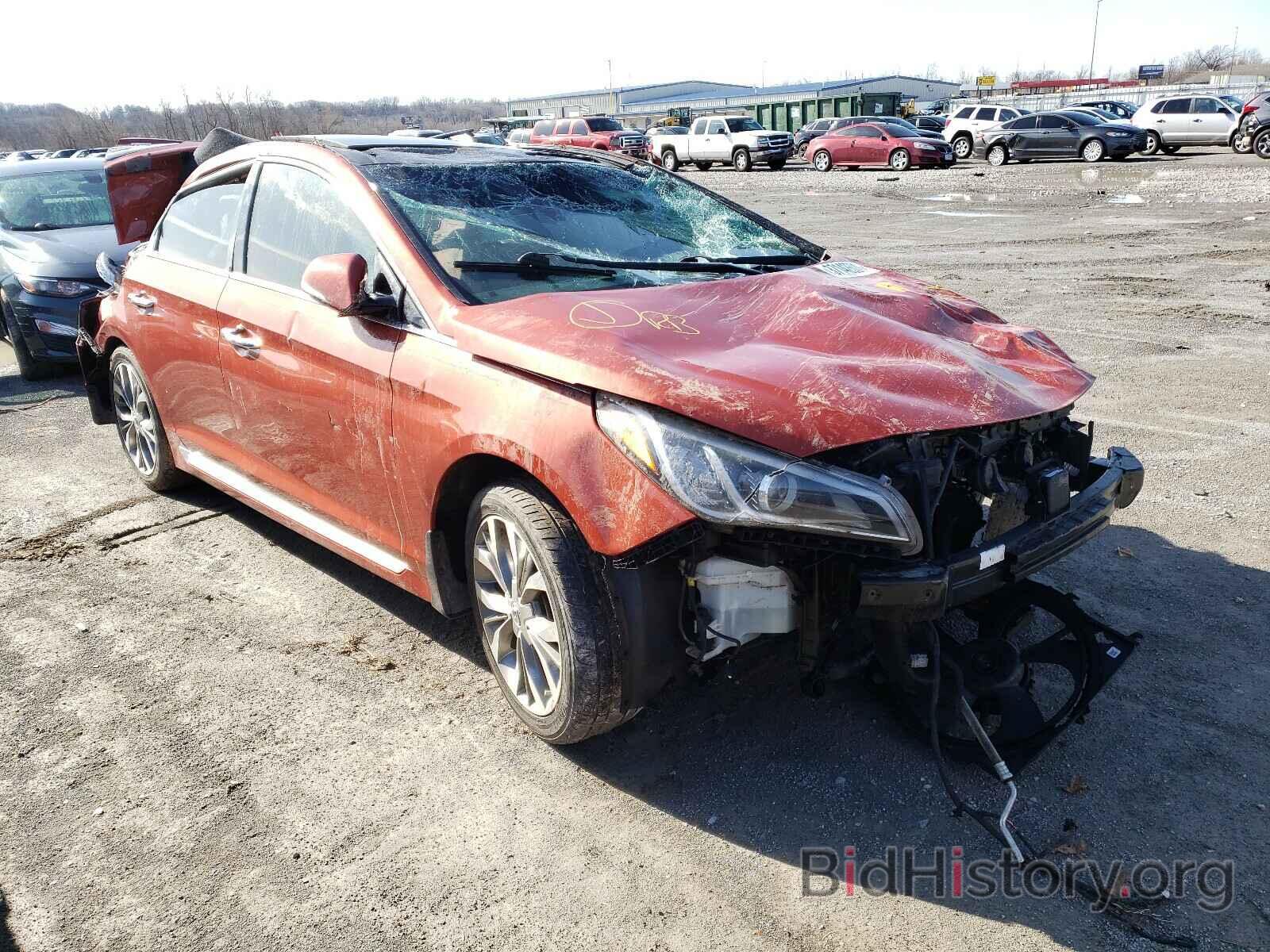 Photo 5NPE34AB5FH195805 - HYUNDAI SONATA 2015