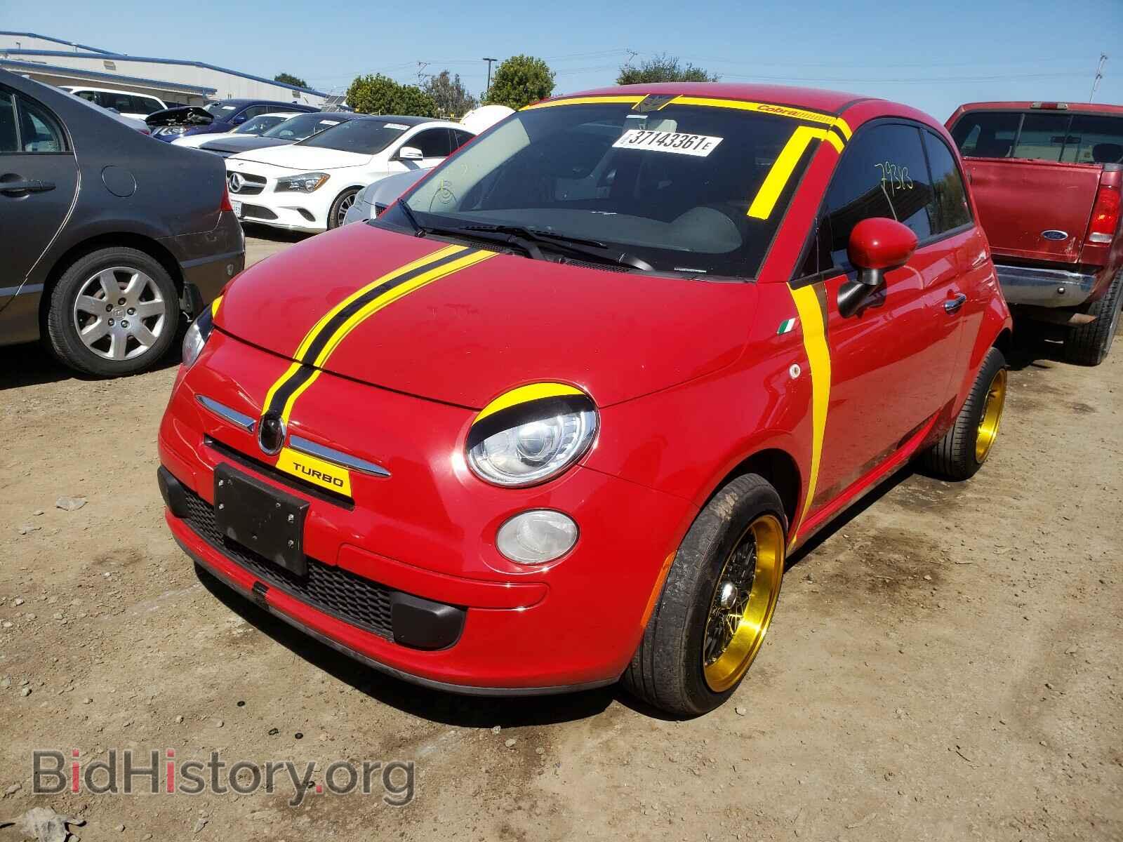 2013 FIAT 500 - VIN: 3C3CFFAR7DT754411 - Фото 2