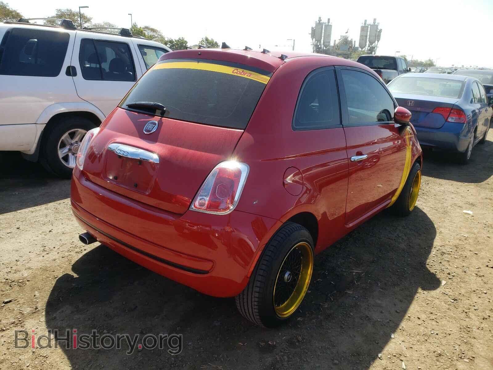 2013 FIAT 500 - VIN: 3C3CFFAR7DT754411 - Фото 4