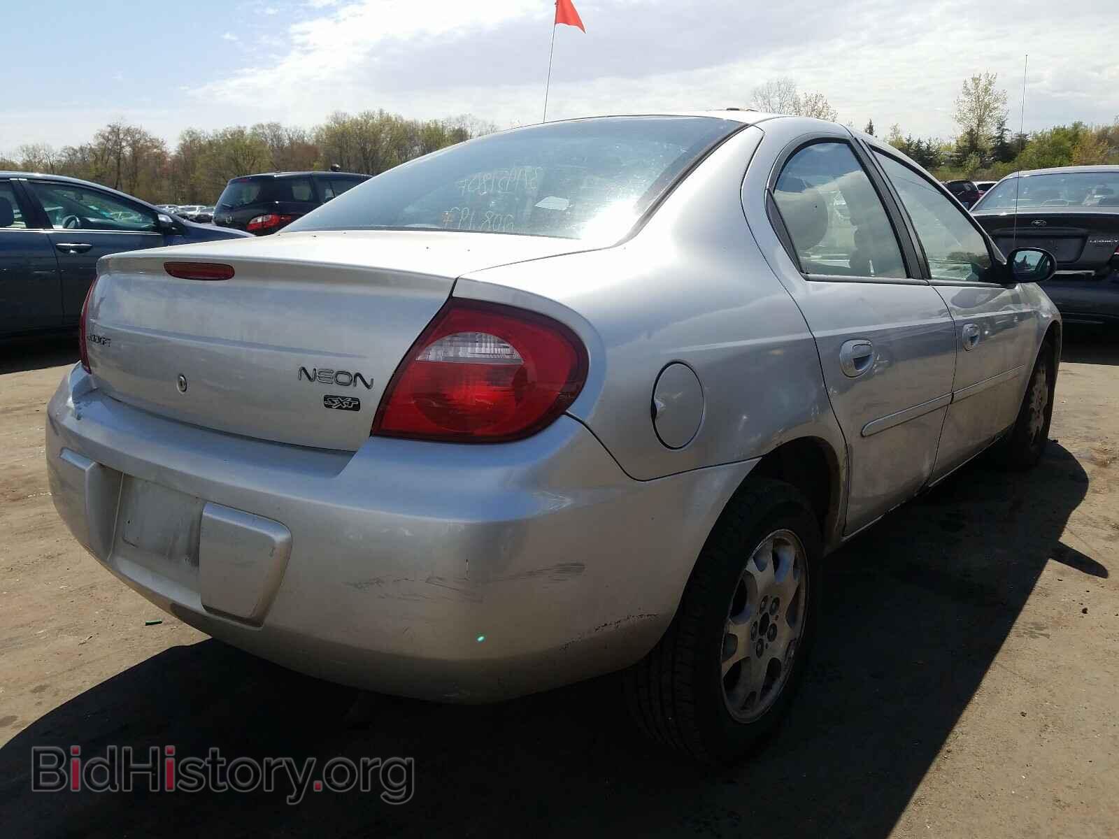 2004 DODGE NEON - VIN: 1B3ES56C64D617353 - Фото 4