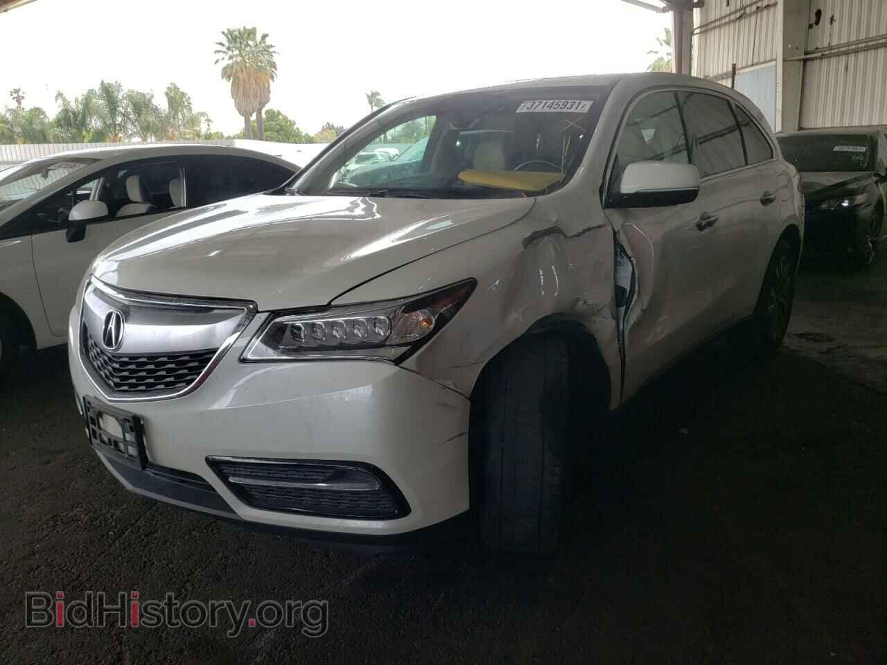 2016 ACURA MDX - VIN: 5FRYD3H49GB018555 - Фото 2