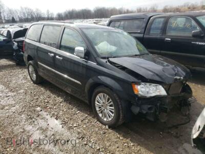 2015 Chrysler MINIVAN Town & COU, черный — VIN 2C4RC1CG6FR663097, Copart