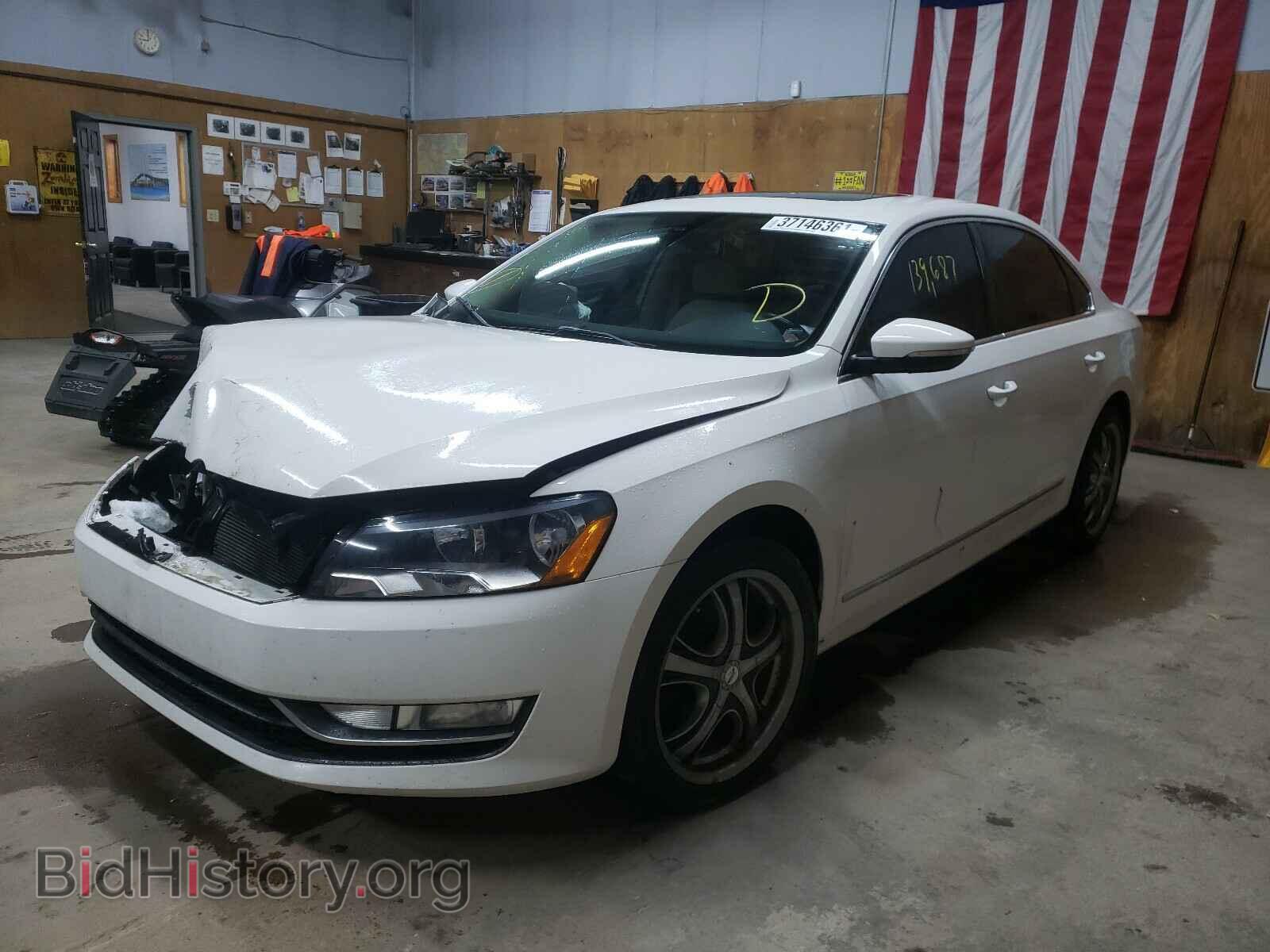 2012 VOLKSWAGEN PASSAT - VIN: 1VWCN7A37CC083040 - Фото 2