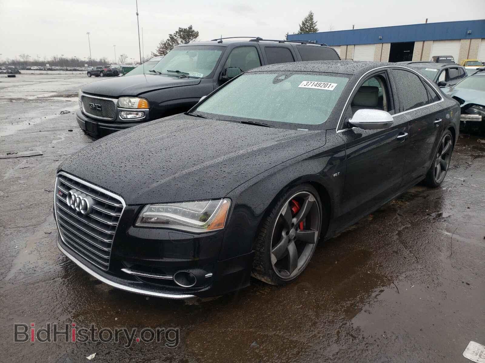 2013 AUDI S8 - VIN: WAUD2AFD6DN009741 - Фото 2