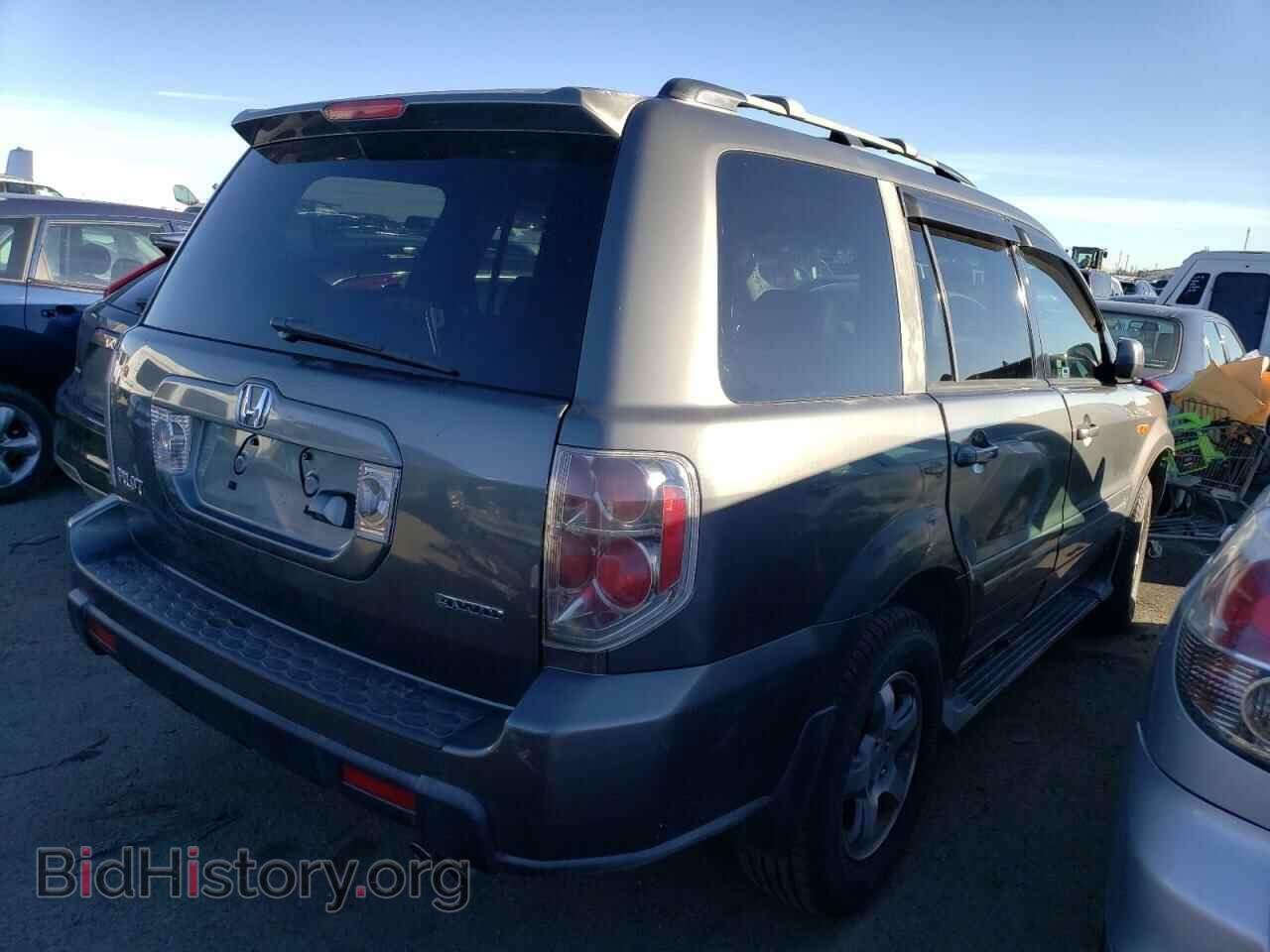 2007 HONDA PILOT - VIN: 2HKYF18767H527059 - Фото 3