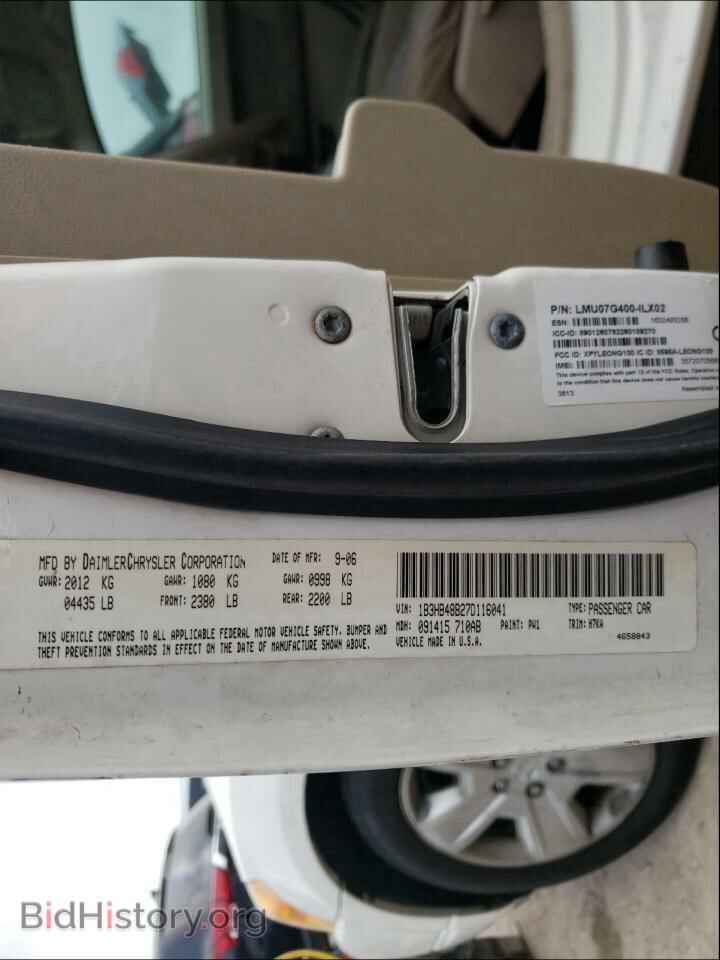 2007 DODGE CALIBER - VIN: 1B3HB48B27D116041 - Фото 10