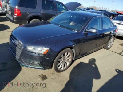 2013 Audi A4 A4 Premium, синий — VIN WAUFFAFL8DN050120, Copart