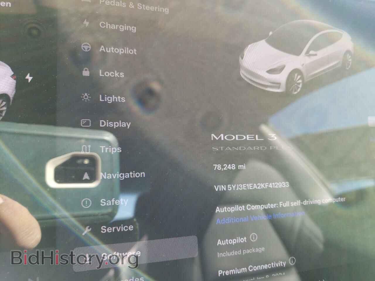 2019 TESLA MODEL 3 - VIN: 5YJ3E1EA2KF412933 - Photo 9