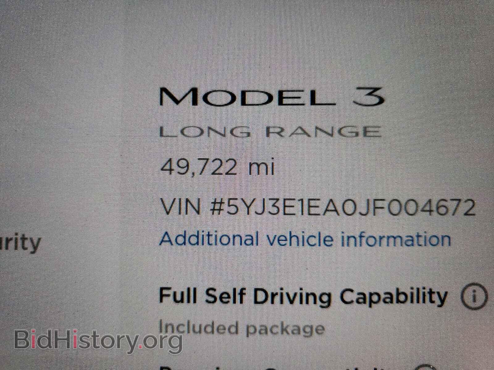 2018 TESLA MODEL 3 - VIN: 5YJ3E1EA0JF004672 - Фото 8