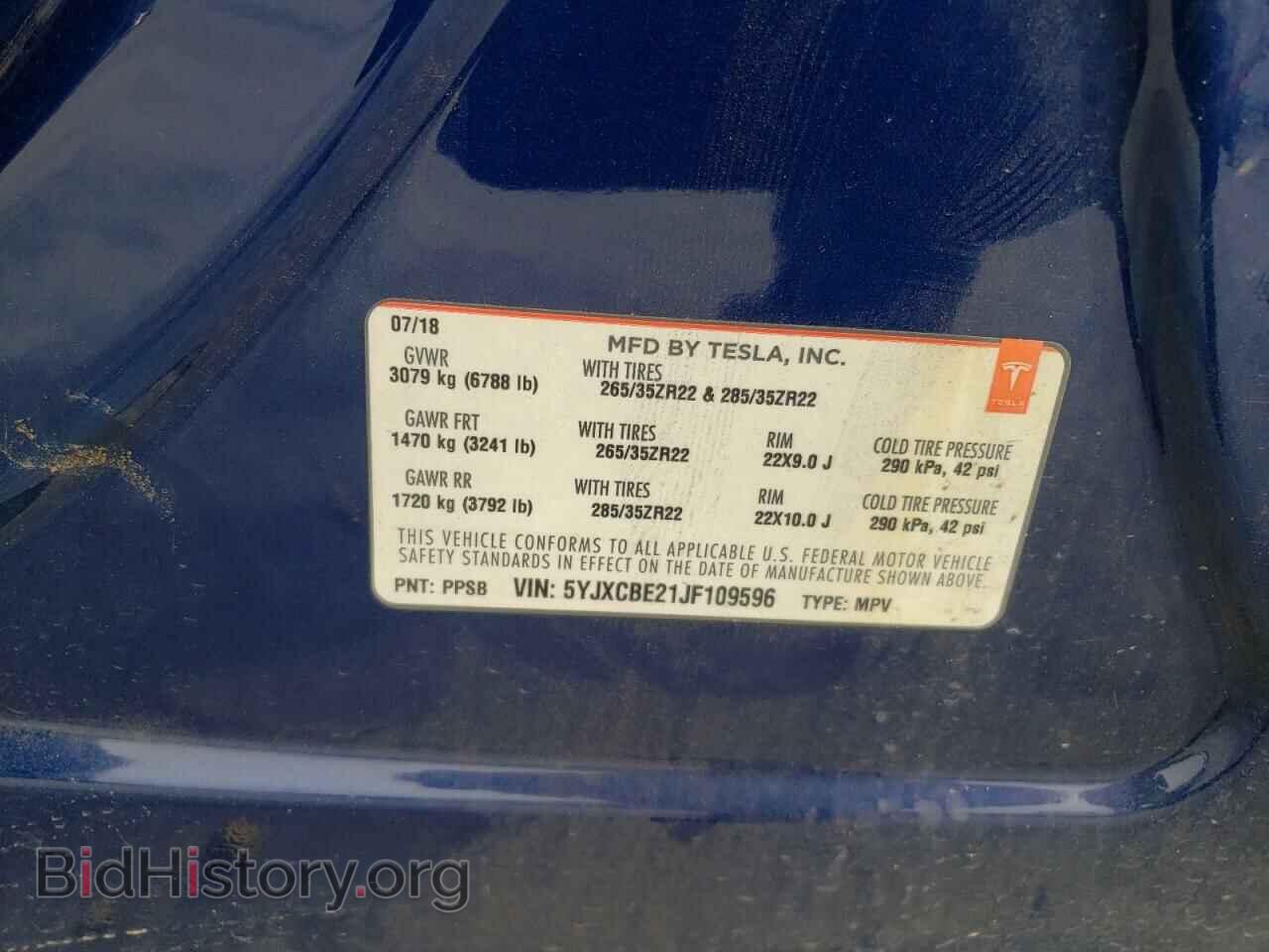 2018 TESLA MODEL X - VIN: 5YJXCBE21JF109596 - Photo 13