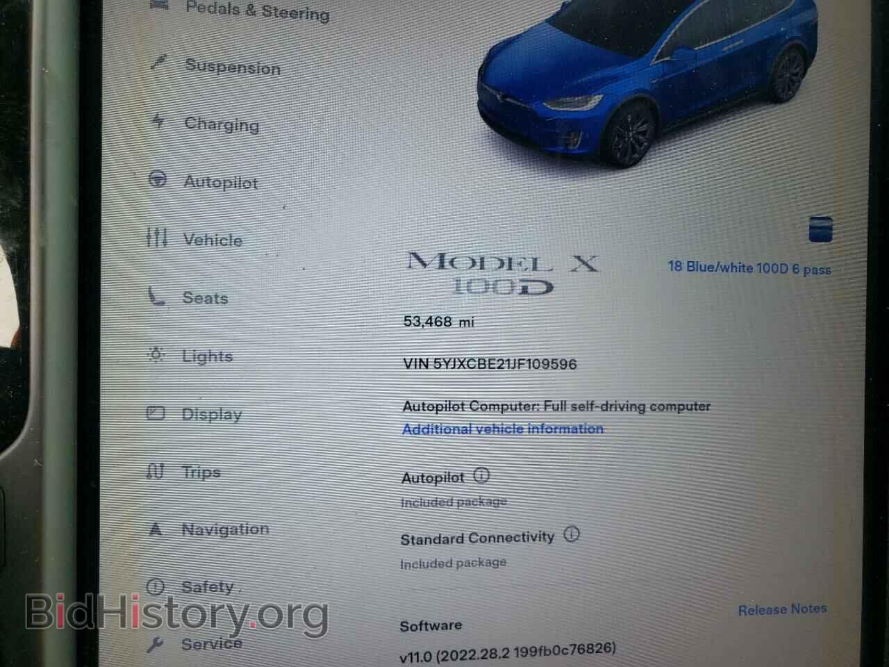 2018 TESLA MODEL X - VIN: 5YJXCBE21JF109596 - Photo 9