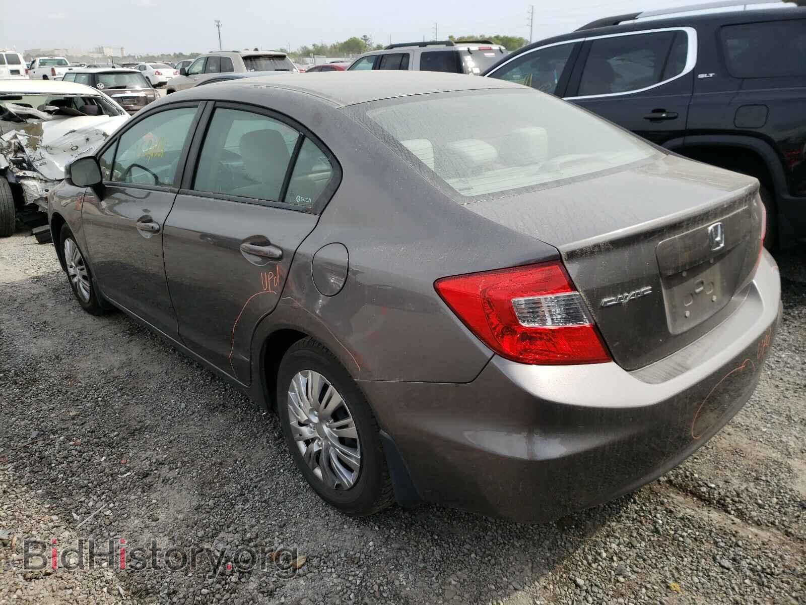 2012 HONDA CIVIC - VIN: 19XFB2F56CE100876 - Фото 3
