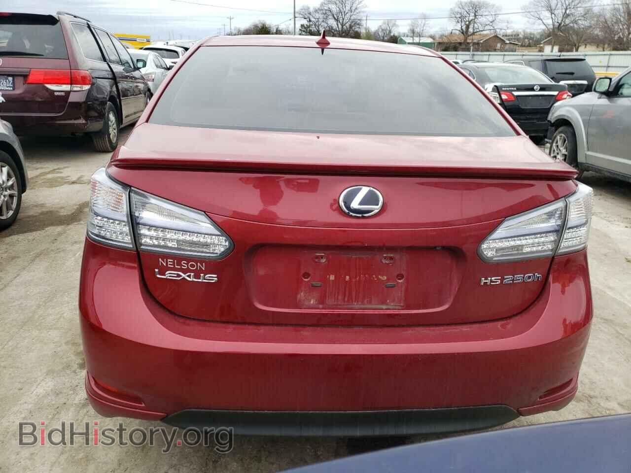 2010 LEXUS HS - VIN: JTHBB1BA2A2014582 - Фото 6