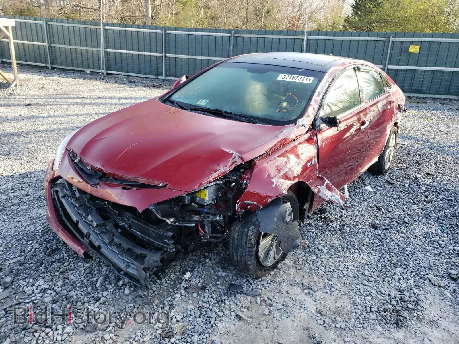 2014 HYUNDAI SONATA - VIN: KMHEC4A43EA106185 - Фото 2