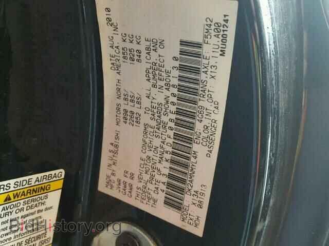 2011 MITSUBISHI ECLIPSE - VIN: 4A31K5DF0BE008130 - Photo 10