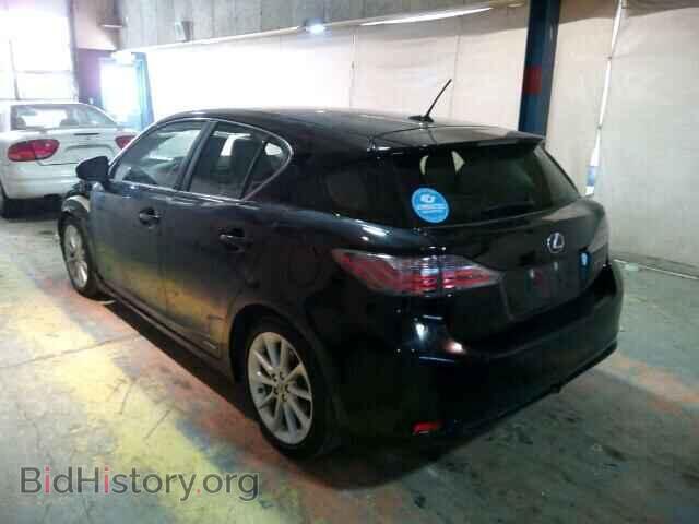 2012 LEXUS CT 200 - VIN: JTHKD5BH7C2100262 - Фото 3