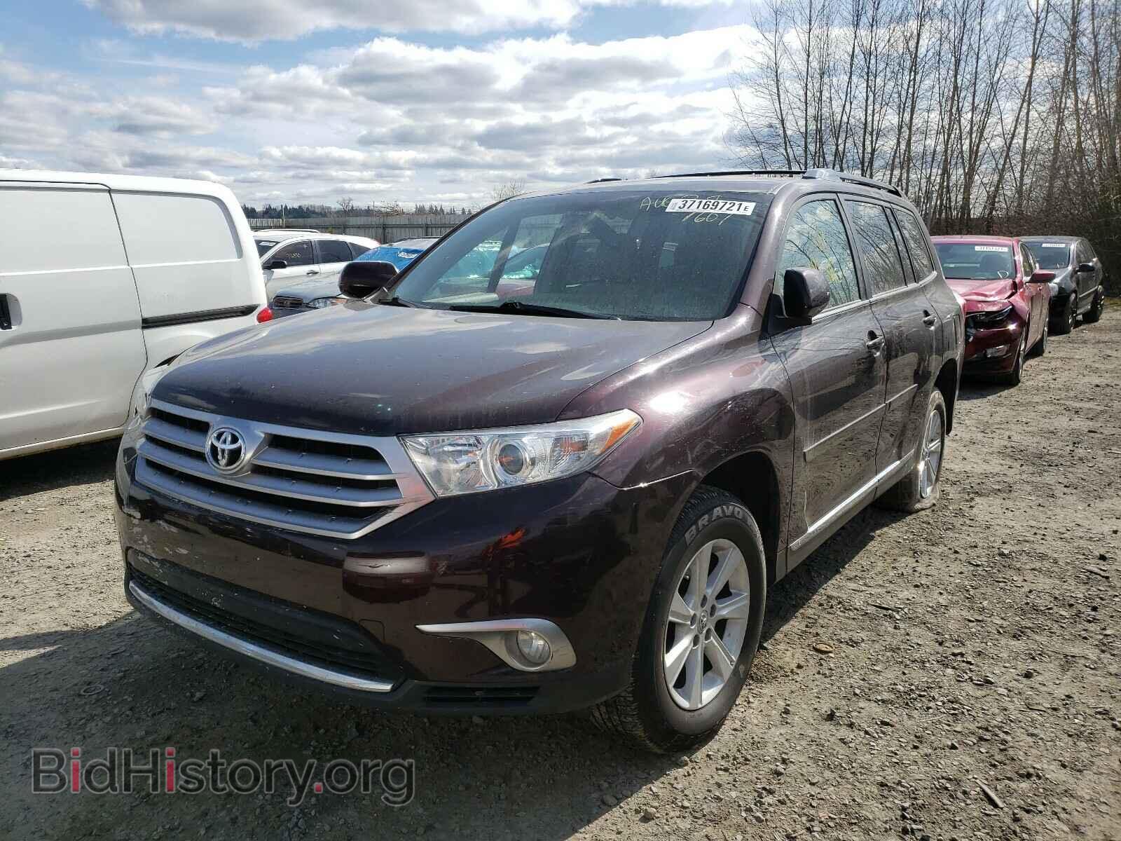 2012 TOYOTA HIGHLANDER - VIN: 5TDBK3EH9CS097607 - Фото 2