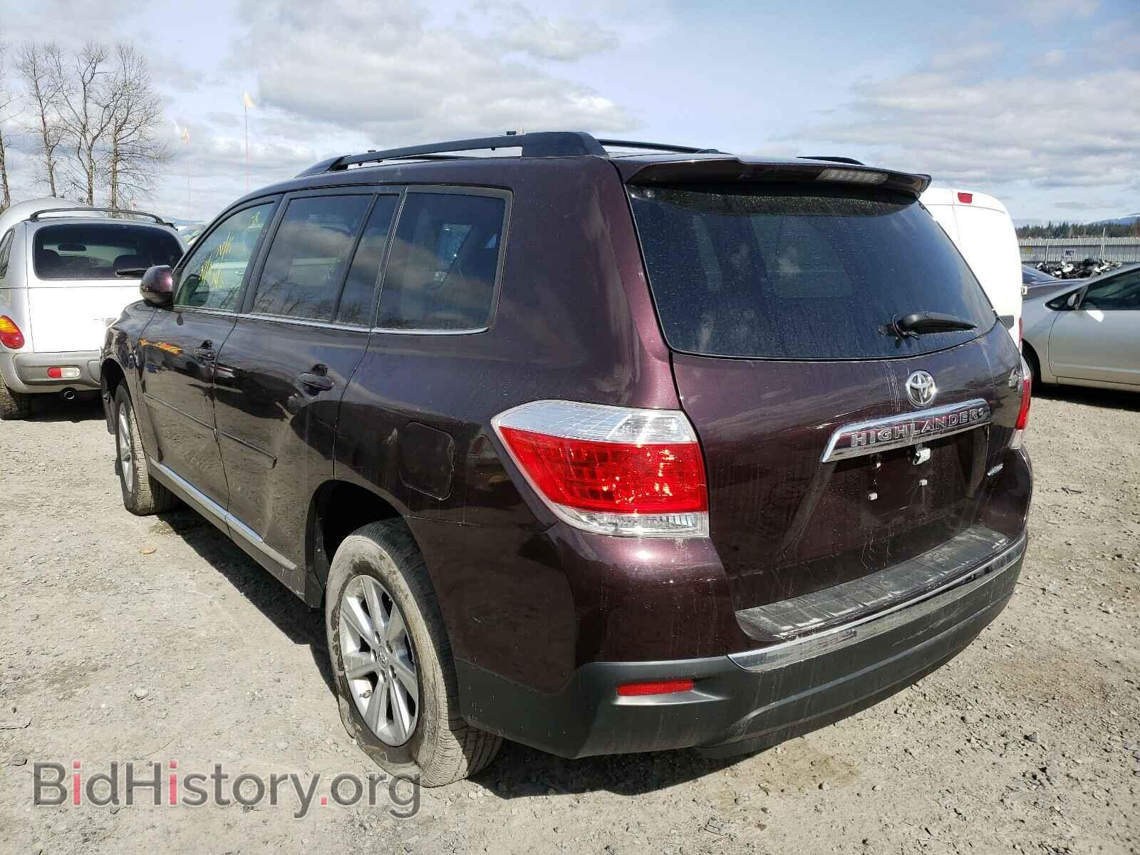 2012 TOYOTA HIGHLANDER - VIN: 5TDBK3EH9CS097607 - Фото 3