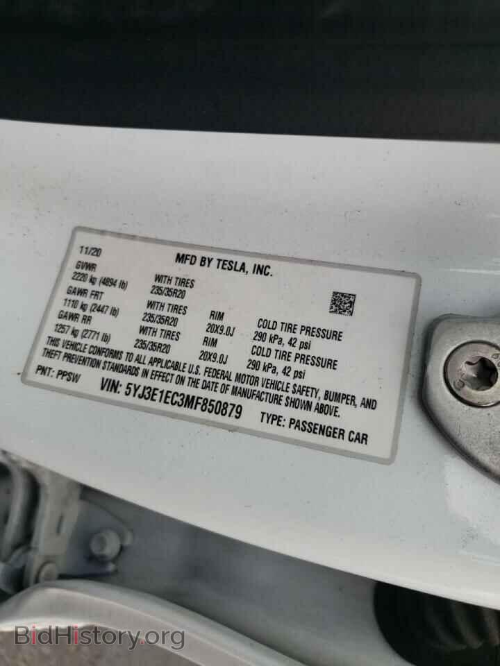 2021 TESLA MODEL 3 - VIN: 5YJ3E1EC3MF850879 - Photo 10