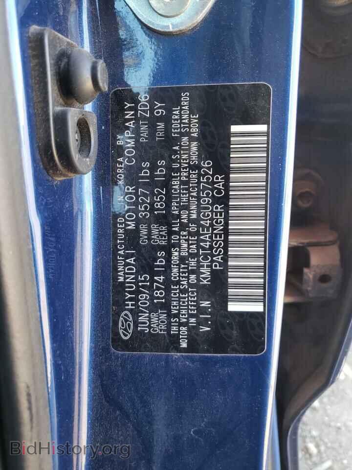 2016 HYUNDAI ACCENT - VIN: KMHCT4AE4GU957526 - Фото 10