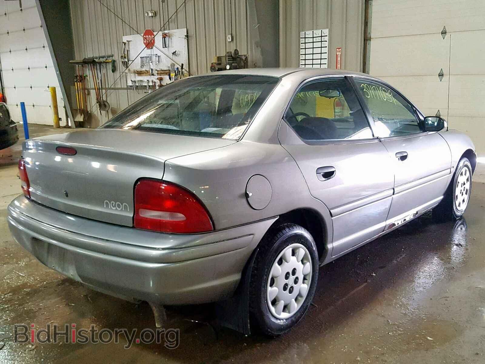 1998 DODGE NEON - VIN: 3B3ES47C8WT229143 - Фото 4
