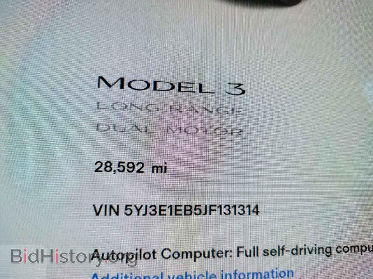 2018 TESLA MODEL 3 - VIN: 5YJ3E1EB5JF131314 - Фото 8
