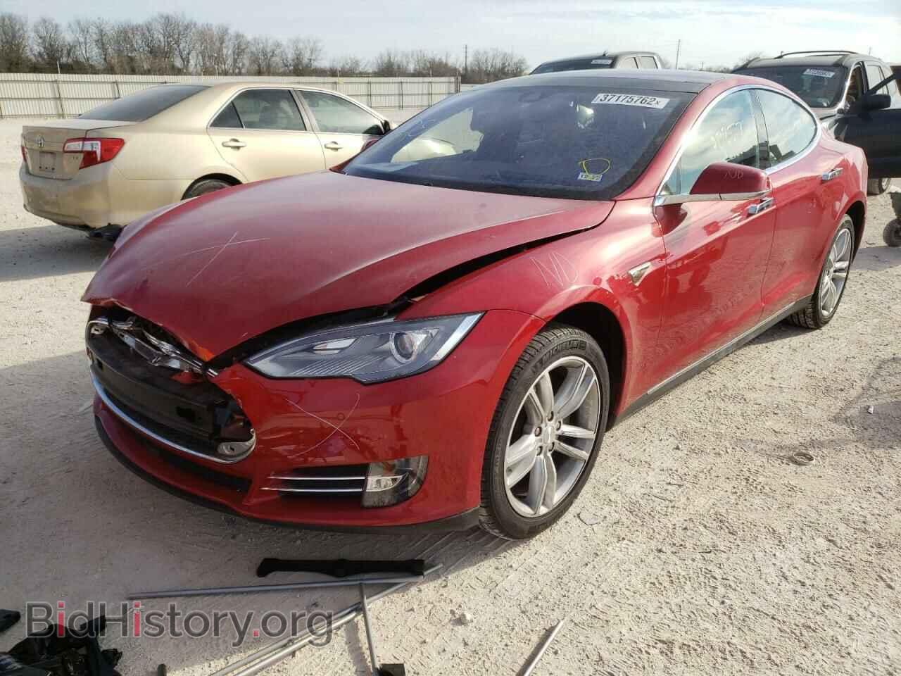 2014 TESLA MODEL S - VIN: 5YJSA1H17EFP61397 - Фото 2