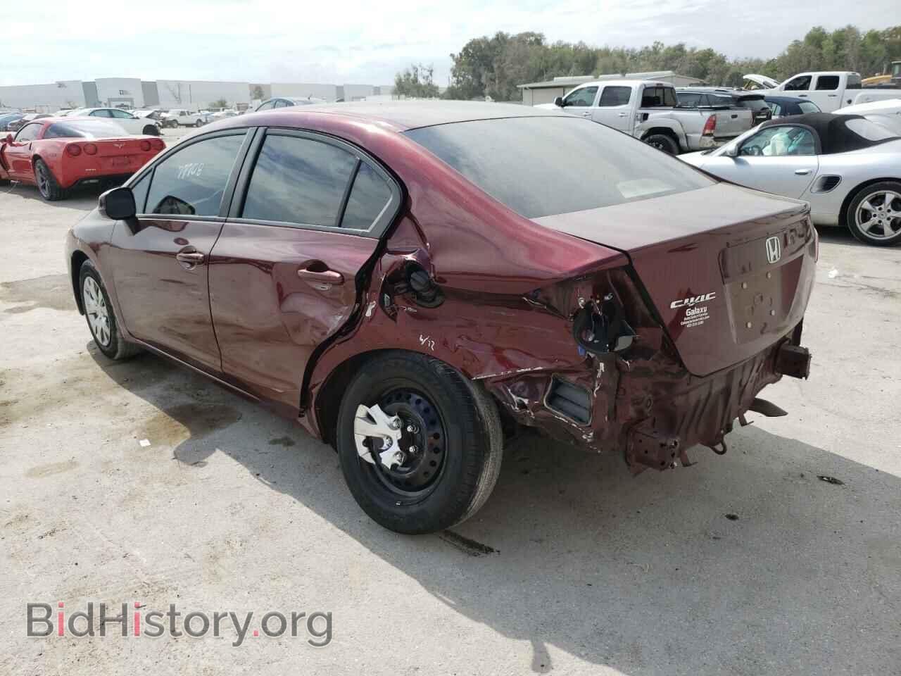 2012 HONDA CIVIC - VIN: 2HGFB2F57CH567889 - Фото 3