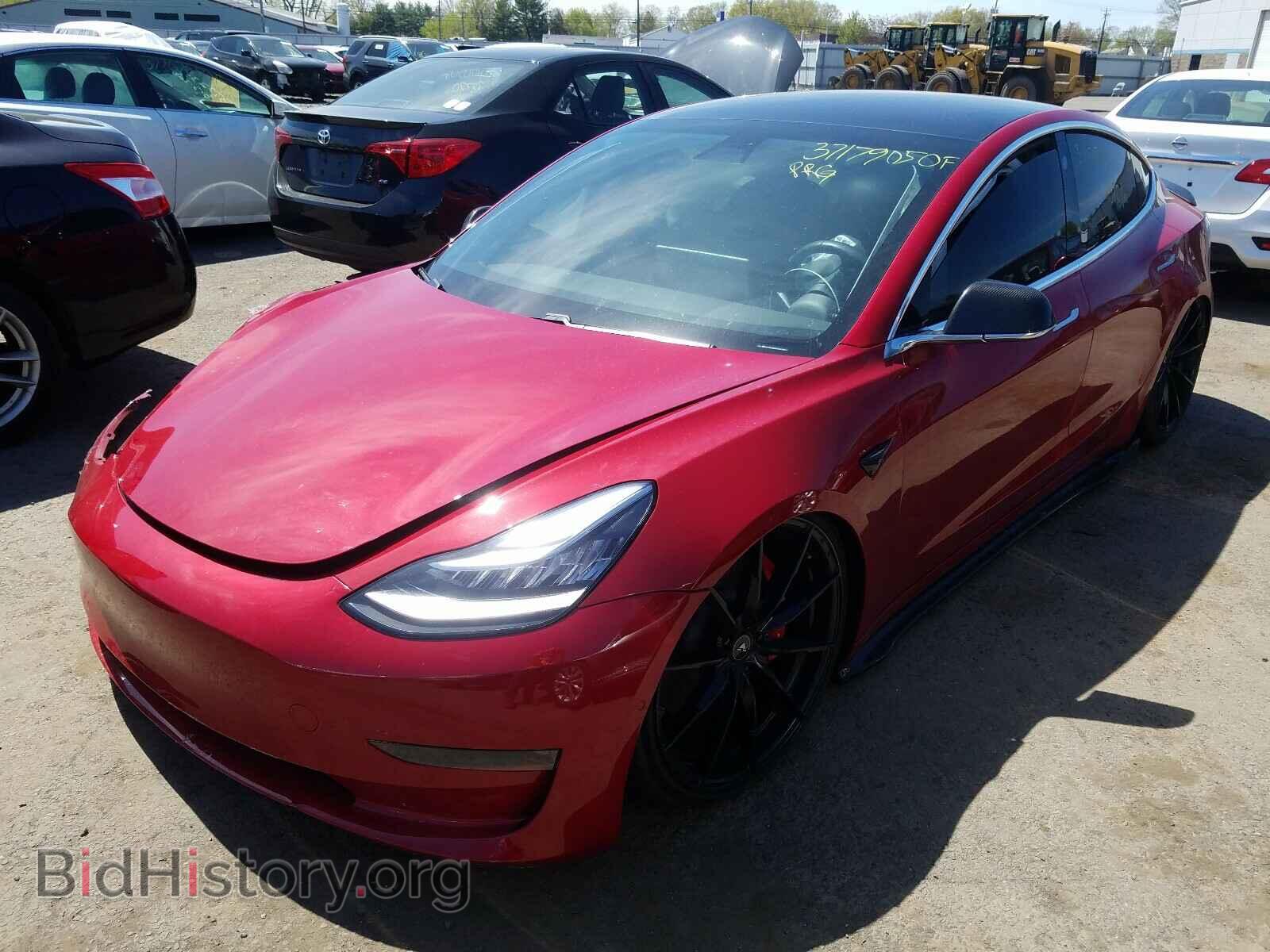 2019 TESLA MODEL 3 - VIN: 5YJ3E1EB8KF367327 - Фото 2