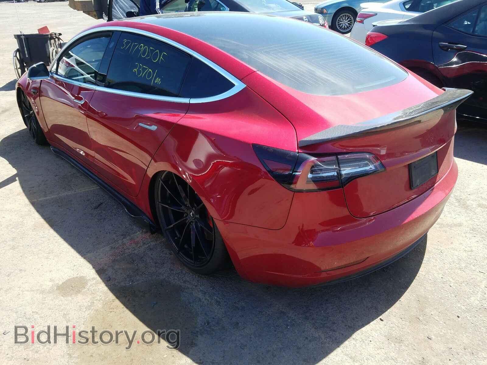 2019 TESLA MODEL 3 - VIN: 5YJ3E1EB8KF367327 - Фото 3