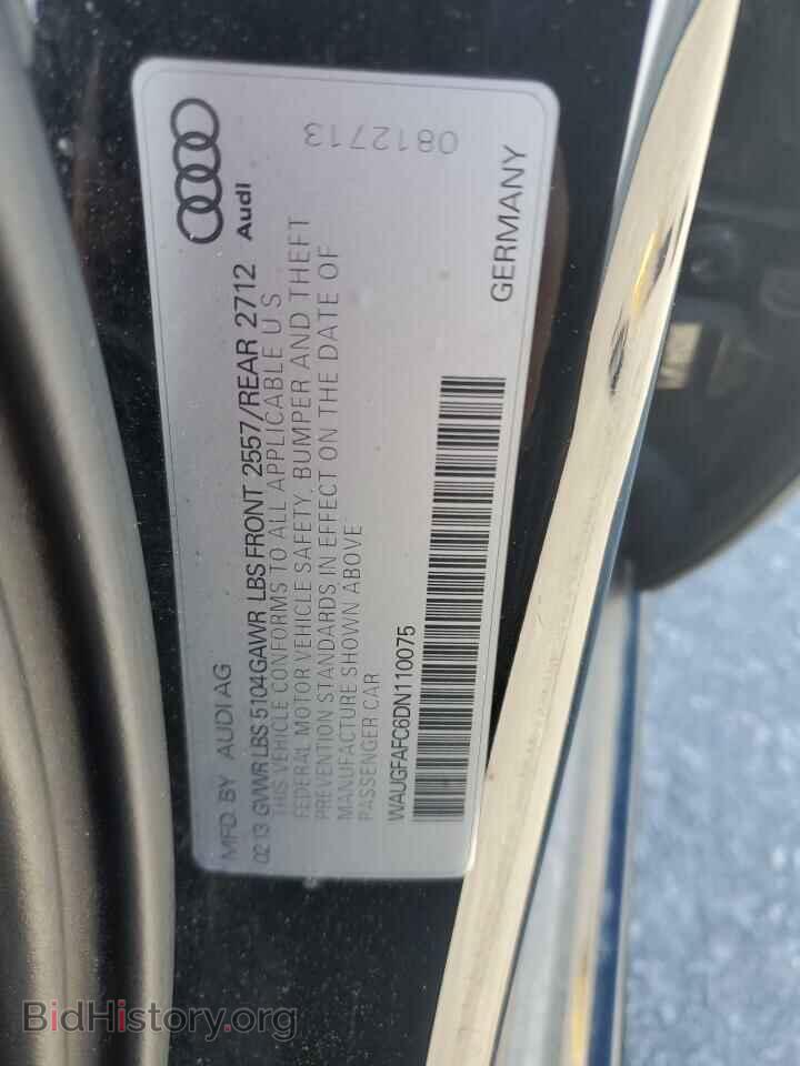 2013 AUDI A6 - VIN: WAUGFAFC6DN110075 - Фото 12