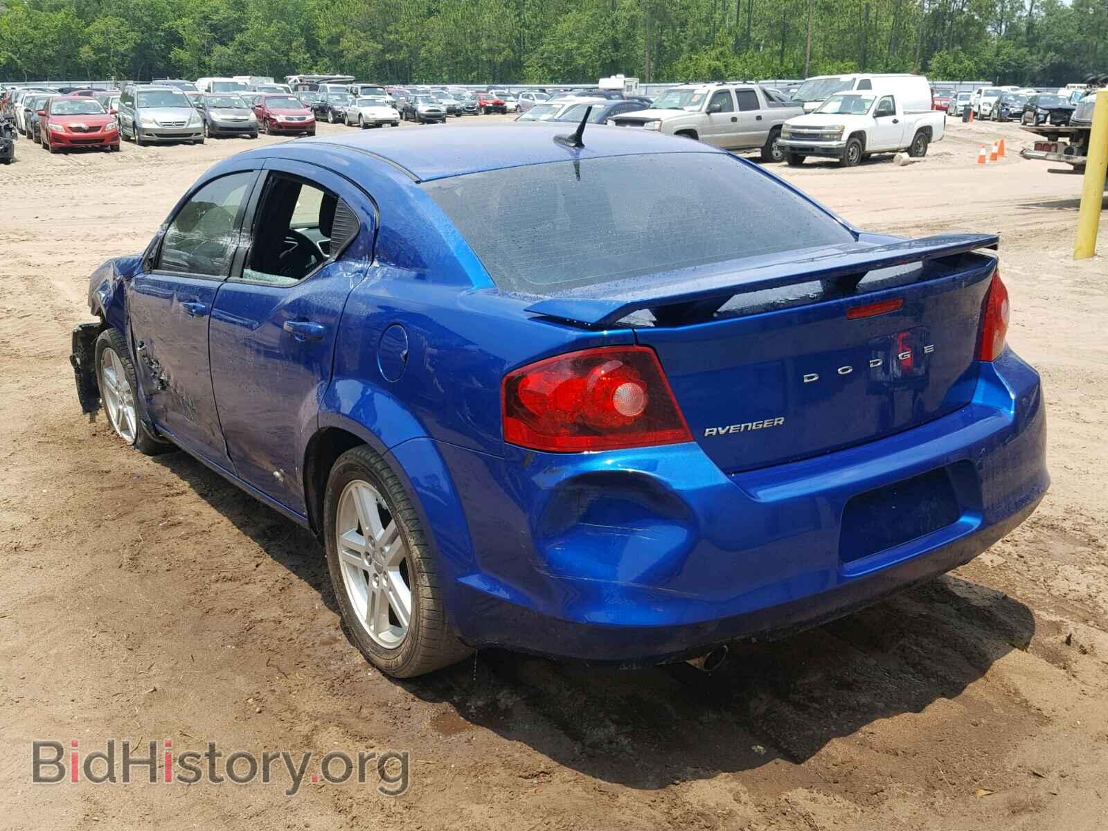 2013 DODGE AVENGER - VIN: 1C3CDZAG6DN610712 - Фото 3