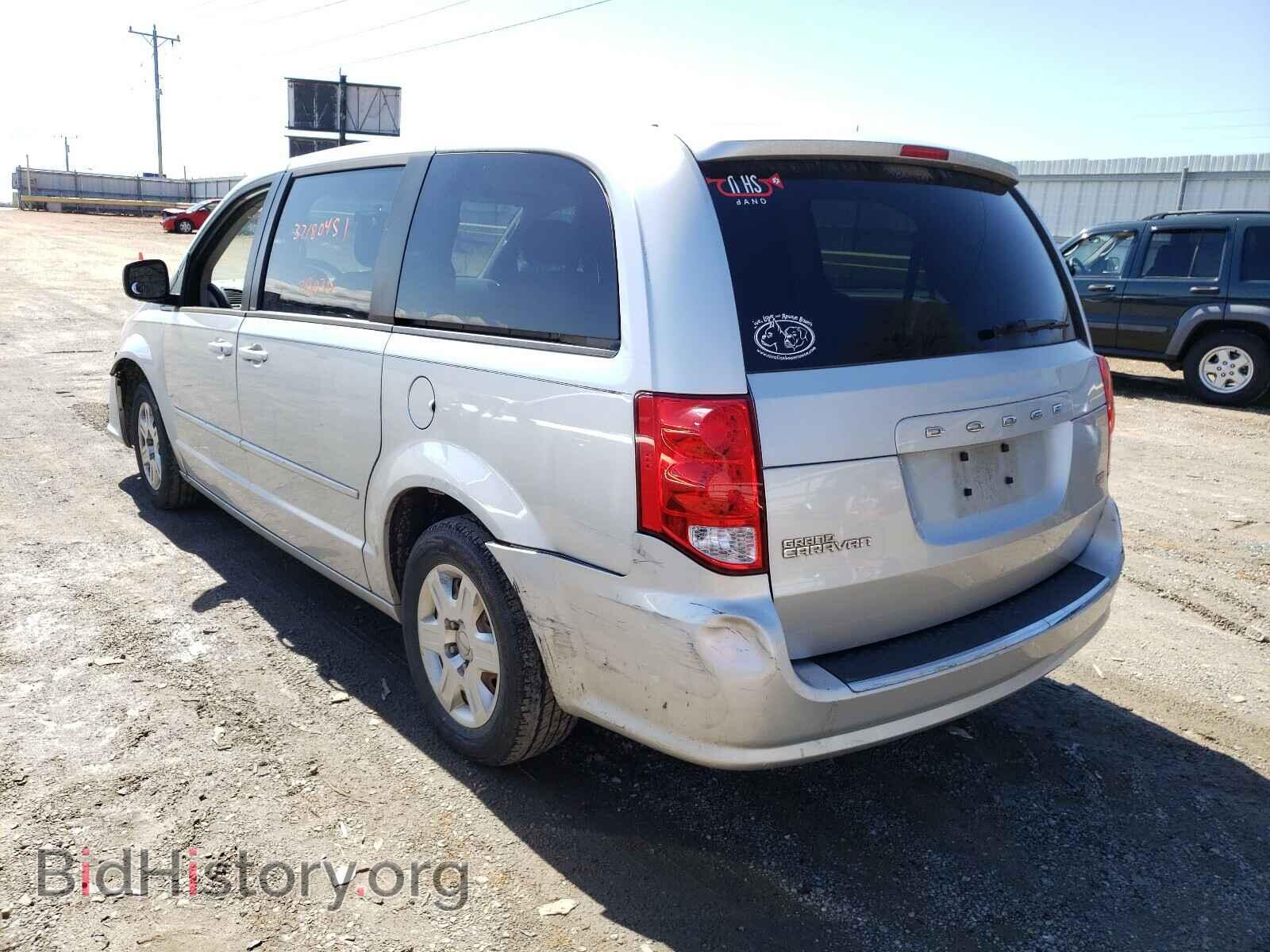 2012 DODGE CARAVAN - VIN: 2C4RDGBGXCR322007 - Фото 3