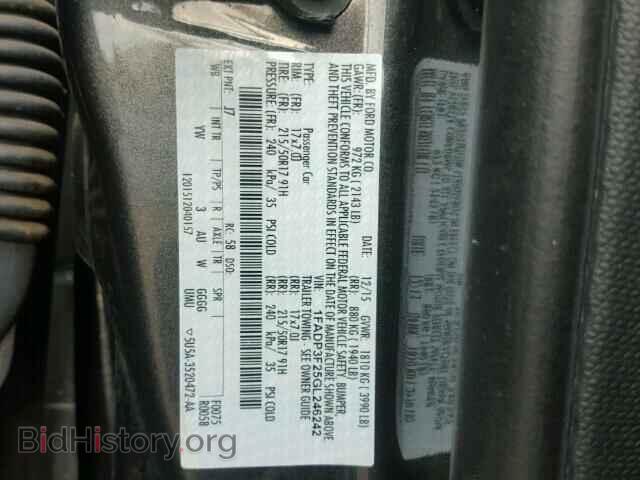 2016 FORD FOCUS - VIN: 1FADP3F25GL246242 - Photo 10