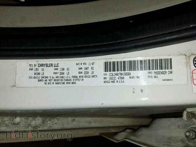 2008 CHRYSLER SEBRING - VIN: 1C3LC46K78N158360 - Фото 10