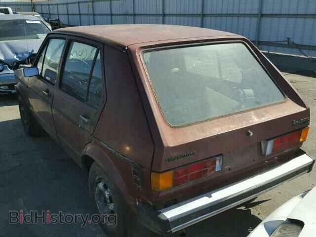 1984 VOLKSWAGEN RABBIT - VIN: 1VWEG0179EV083321 - Фото 3