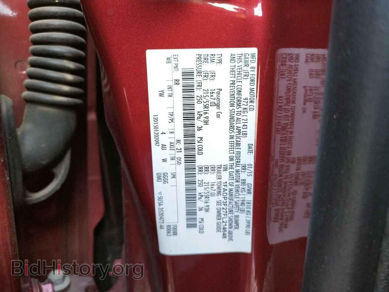 2015 FORD FOCUS - VIN: 1FADP3F27FL214648 - Photo 10