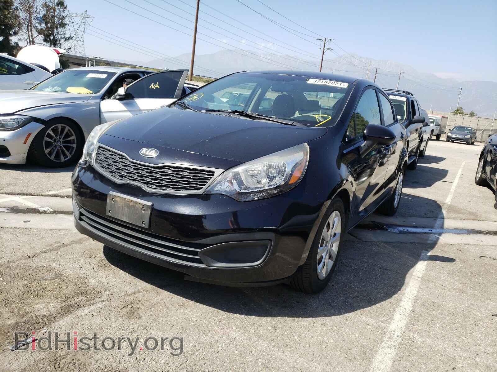 2013 KIA RIO - VIN: KNADM4A31D6256606 - Фото 2