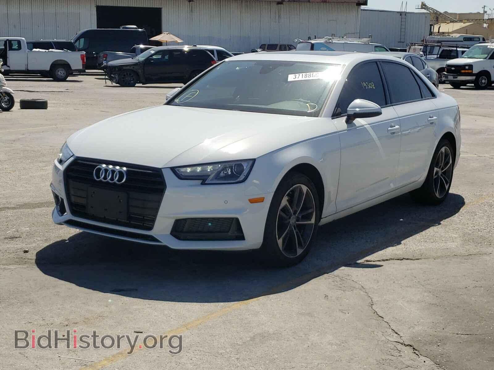 2019 AUDI A4 - VIN: WAUGMAF45KN017625 - Фото 2