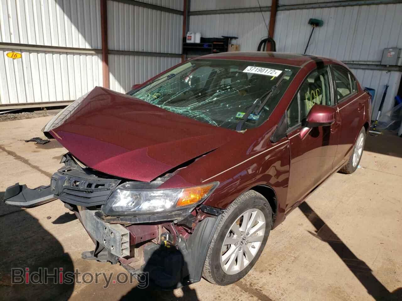 2012 HONDA CIVIC - VIN: 2HGFB2F90CH554937 - Фото 2