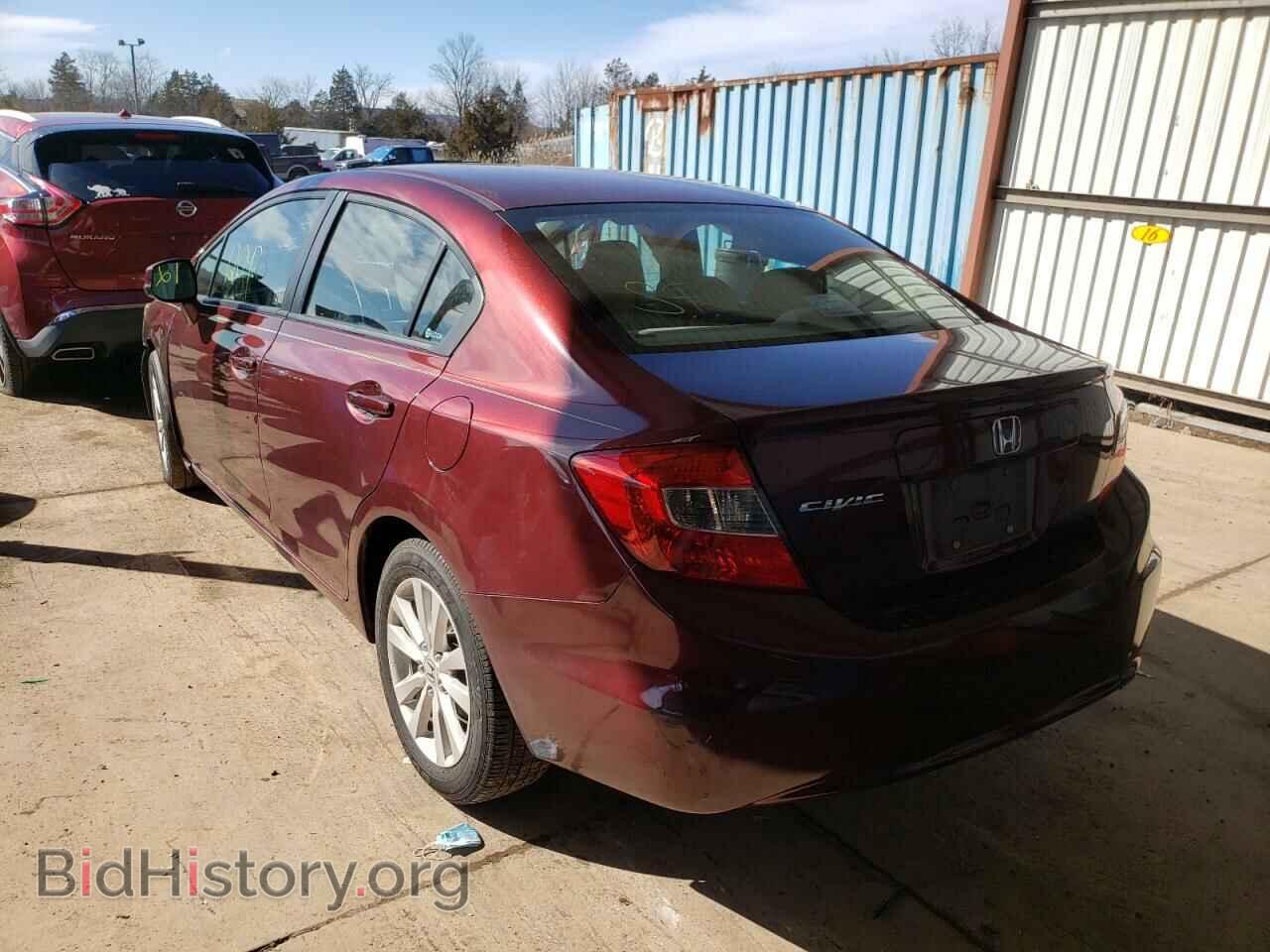 2012 HONDA CIVIC - VIN: 2HGFB2F90CH554937 - Фото 3