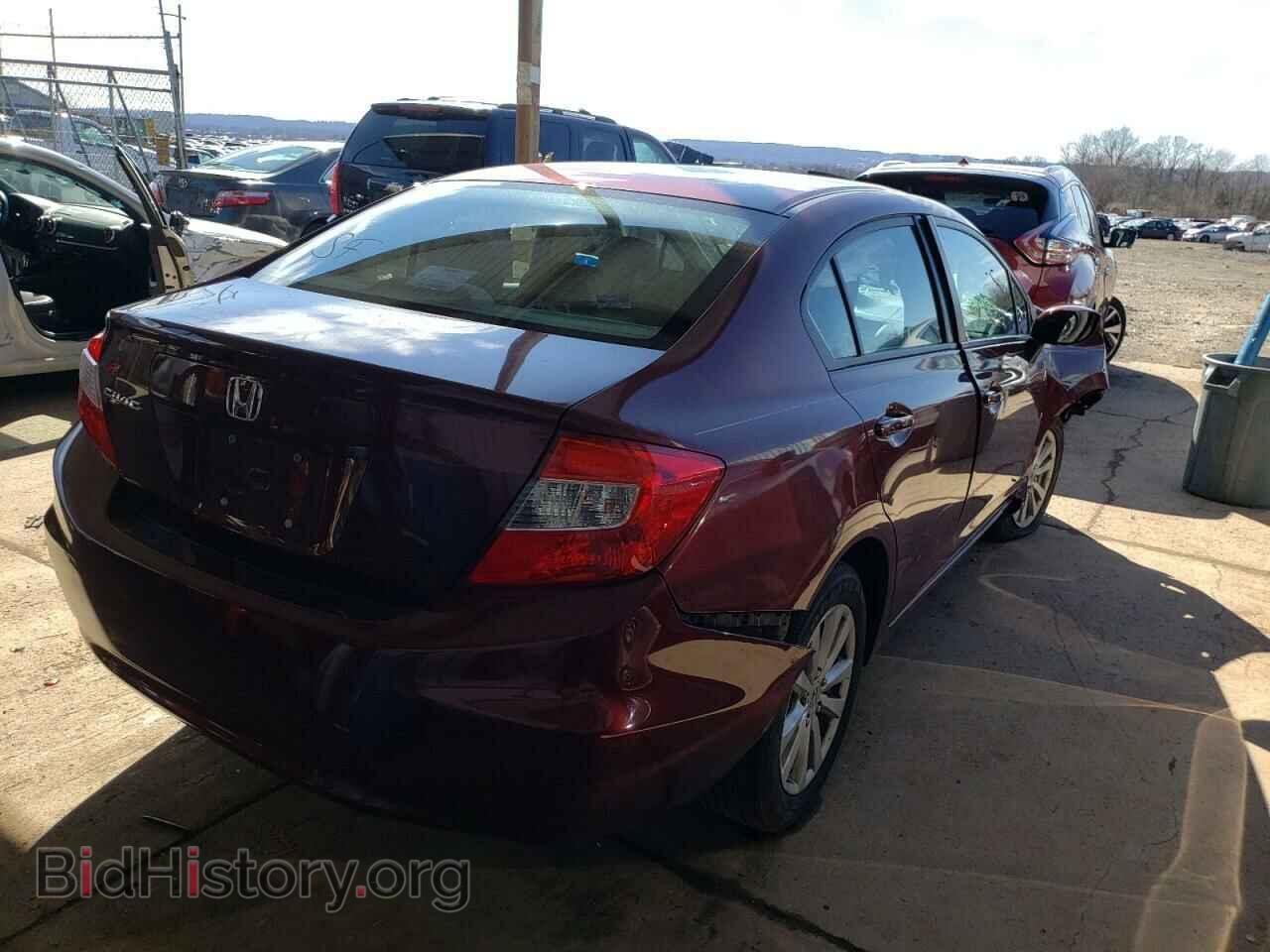 2012 HONDA CIVIC - VIN: 2HGFB2F90CH554937 - Фото 4