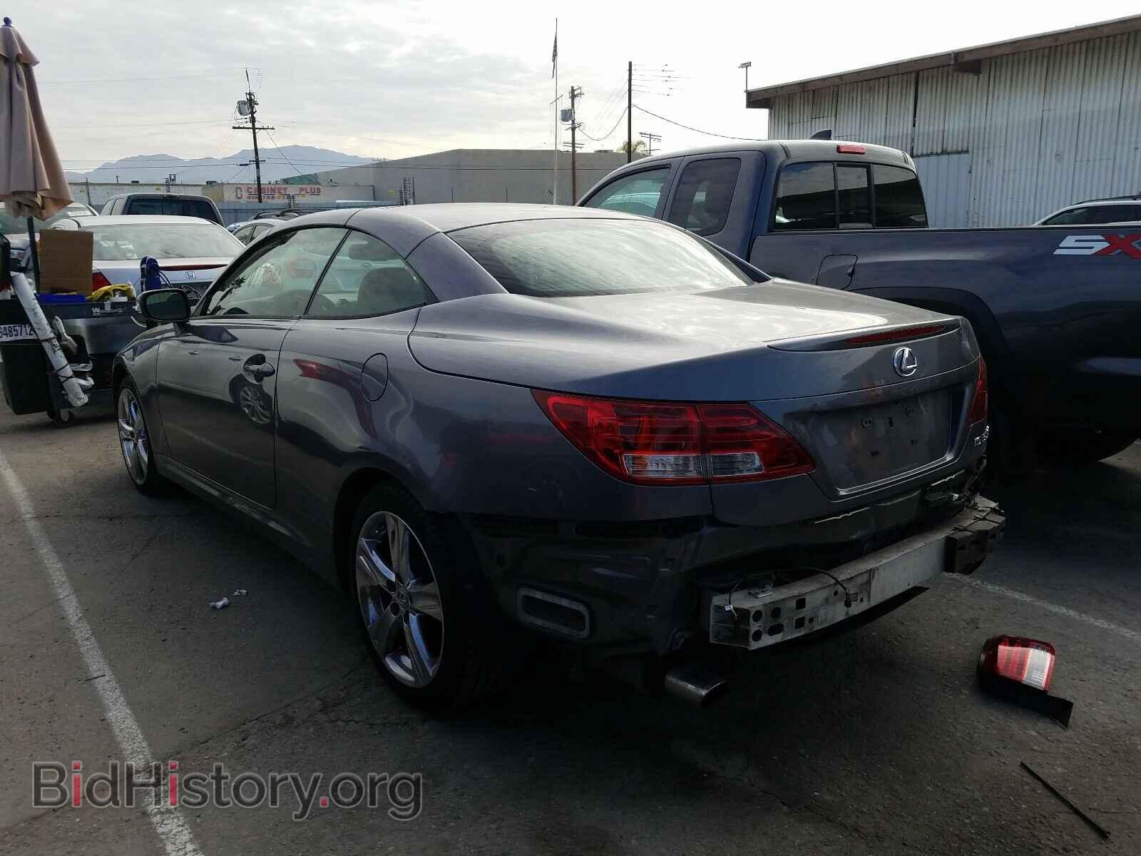 2012 LEXUS IS - VIN: JTHFE2C23C2508233 - Фото 3