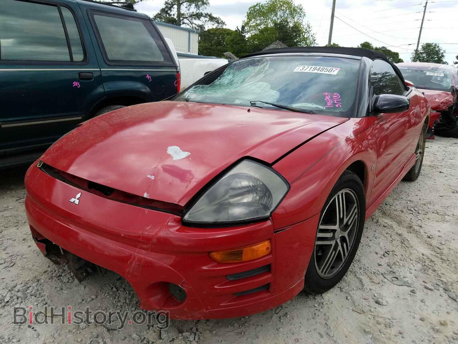 2003 MITSUBISHI ECLIPSE - VIN: 4A3AE75H83E030543 - Фото 2
